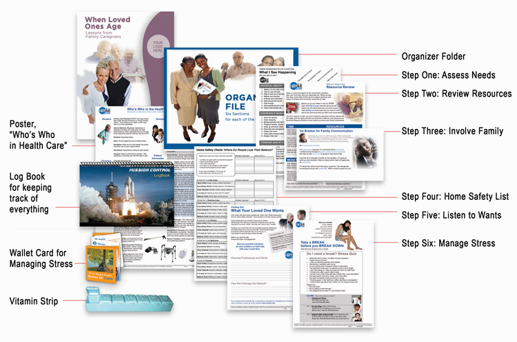 Organization tools for Caregivers